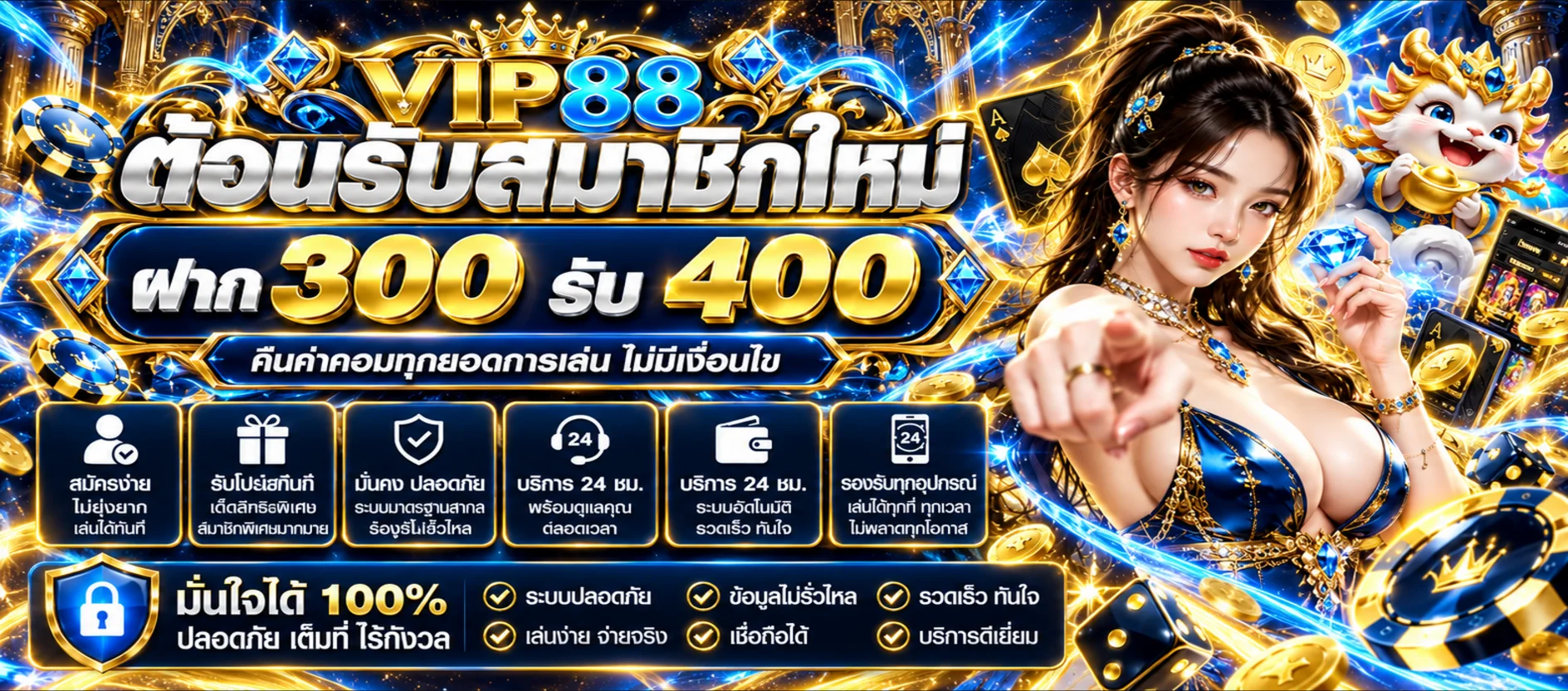 VIP88 ทางเข้าและคาสิโนออนไลน์ | สล็อต VIP88